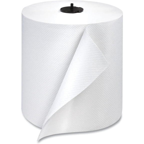 WJSP Advanced Matic Hand Towel Roll White 7.75x700ft 2 Ply Case of 6 for Commercial Restroom Dispenser Use