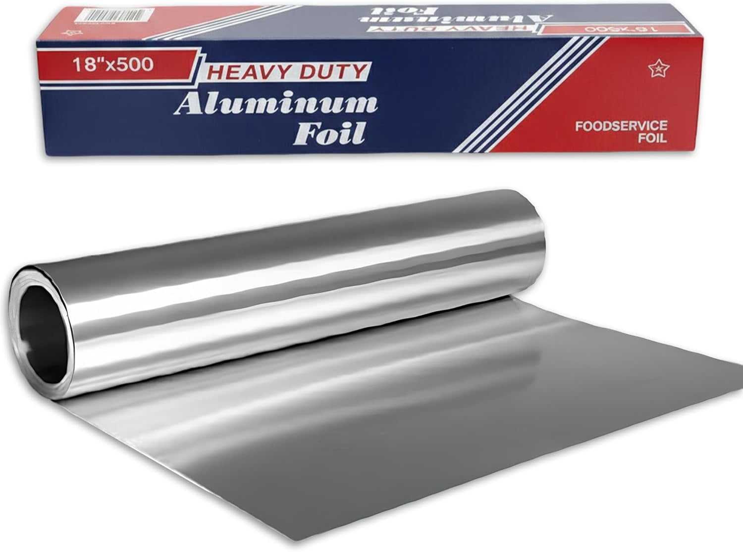 WJSP Aluminum Foil Roll 18 Inch X 500 ft for Restaurant Catering