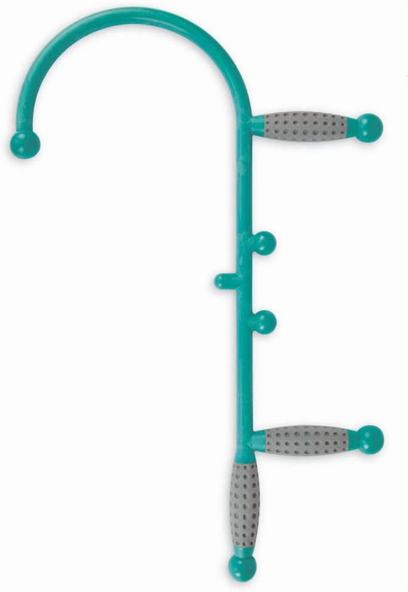 WJSP Back Massager Cane 25 inch Ergonomic Hook for Trigger Point ...