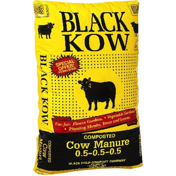 Wjsp Composted Cow Manure 35 lb Bag Organic Fertilizer for Houseplants Tomato Vegetables Flowers