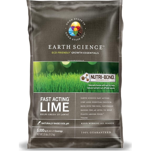 Wjsp Fast Acting Lime 25 lb Granules for Lawn Soil pH Balancer up to 5000 Sq ft Coverage
