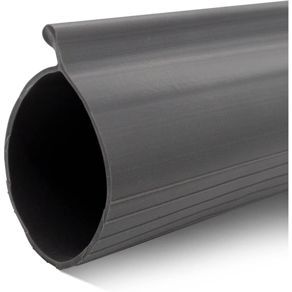 WJSP Gray P Bulb Bottom Weather Seal 16ft 4in 196x1.5in for Overhead Door Models 180 280 390 Series Garage Door Threshold EPDM Rubber Replacement Seal Strip