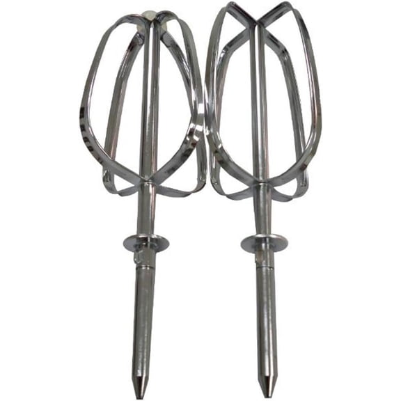 Wjsp Mixer Beaters 7.25 inch Chrome Stainless Steel Compatible with Sunbeam Mixmaster Vintage Models
