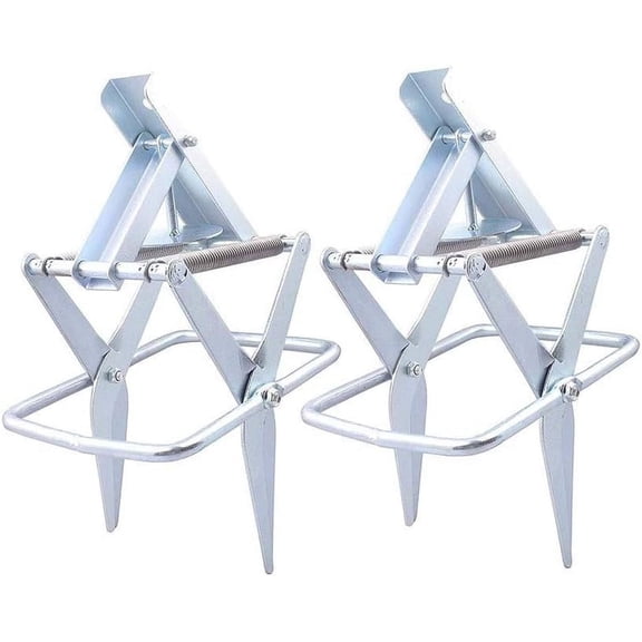 WJSP Mole Trap 2 pack Easy Set Galvanized Steel for Outdoor Lawn Garden Pest Control