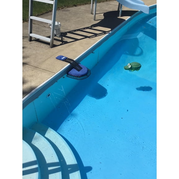 WJSP Pool Critter Escape Ramp Blue 18"x18"x2" Animal Safety Platform for Frogs Inground Above Ground