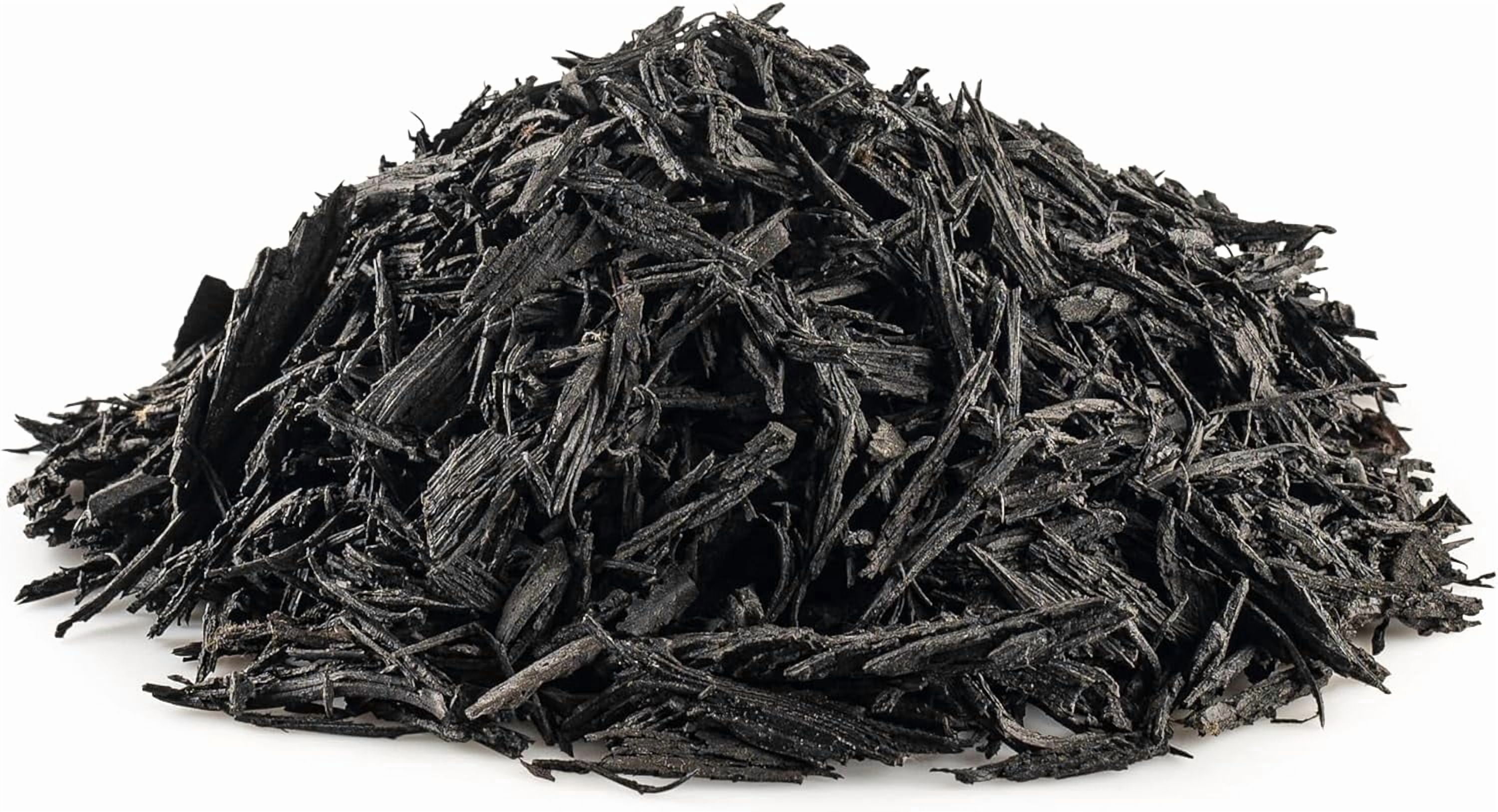 Wjsp Shredded Rubber Mulch 1.5 Cu ft 27 lbs Black for Gardens Lawns Landscaping Playgrounds