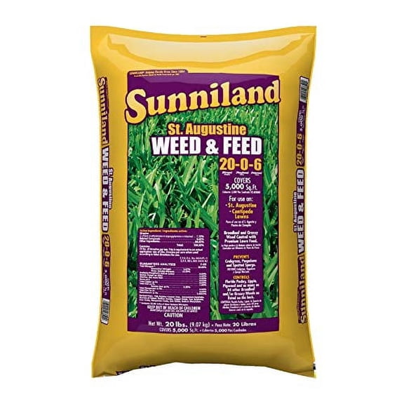 WJSP St. Augustine Lawn Fertilizer 20 Lb Granules Covers 5000 Sq Ft For St Augustine Grass
