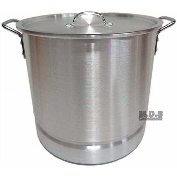 WJSP Stockpot Set Aluminum 8 Qt 20 Qt with Steamer Tamalera Vaporera Traditional Pot for Tamales Chili Soup Seafood Use