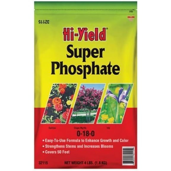 WJSP Super Phosphate Plant Fertilizer 4lb 2 Pack Powder for Root Development Soil Conditioning Plant Growth