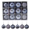 thumbnail image 1 of WJSXC Christmas Balls, 12Pcs 2.36 Inch Silver Christmas Balls Hanging Ornaments Shatterproof Delicate Baubles Set, for Home Holiday Party Xmas Tree Decoration Gifts, 1 of 10