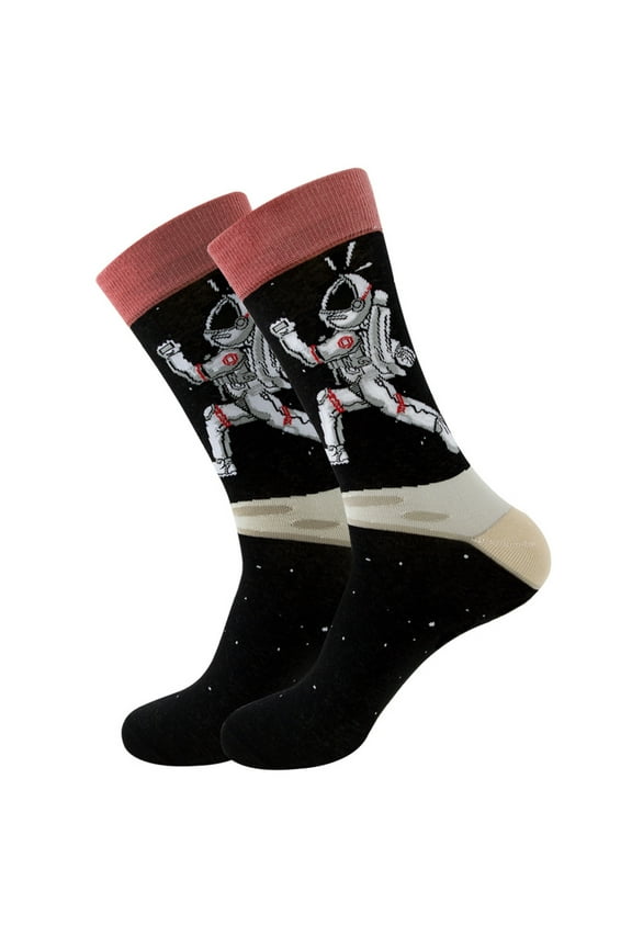 Cosmos Series Star Constellations Female Laughing Socks Astronaut Socks