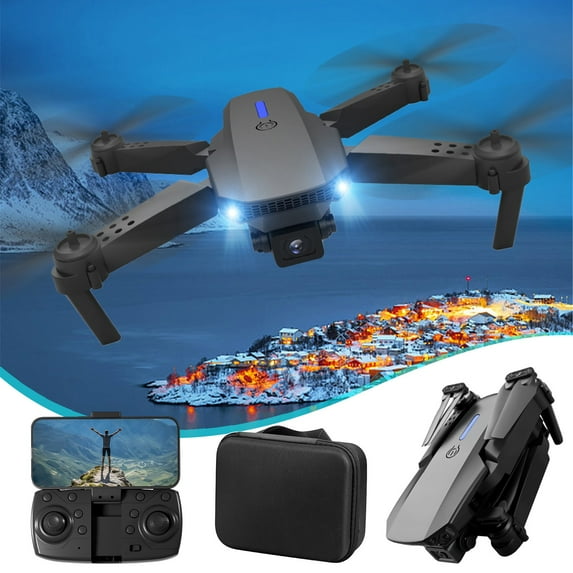 WJSXC FPV Drone with Camera WiFi FPV RC Quadcopter with Headless Mode Me Altitude Hold Positioning Toys Gifts for Kids Adults Black
