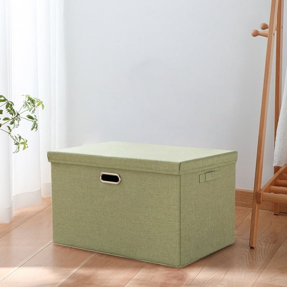 WJSXC Foldable Storage Box Household Large Capacity Storage Box Thickened Toy Sorting Box Green