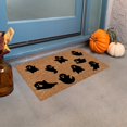 thumbnail image 1 of WJSXC Happy Decorative Doormat,Pumpkin Ghost Witch Candy Patterned Door Mat,Fall Party Floor Mat for Home Indoor Outdoor 16 X2 F, 1 of 6