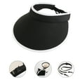 thumbnail image 1 of WJSXC Largebrim Foldable Sun Protection Sun Hat Sunscreen foldable Sun hat fashionable outdoor casual hat Black, 1 of 3
