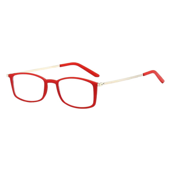 WJSXC Portable Presbyopia Glasses for the Elderly 400 Degrees Red