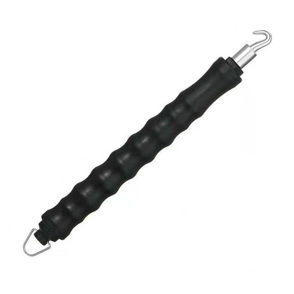 WJSXC Semi-automatic Straight Pull Steel Hook, Rebar Tie Wire Automatic Concrete Metal Wire Twisting Fence Tool 300mm Black