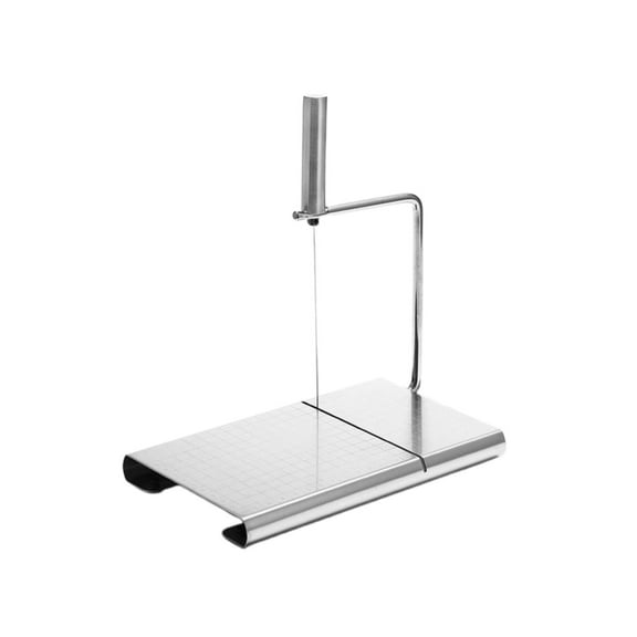 WJSXC Wire Cheese for Block Cheese Heavy Duty, Multifunctional Cheese Cutter with 6 Replacement Wires