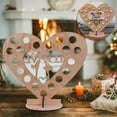 thumbnail image 1 of WJSXC Wooden Heart-shaped Love Chocolate Frame Decoration Heart Wedding Display Stan B, 1 of 4