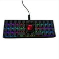 thumbnail image 1 of WK 40 BALL Small Configuration Trackball Keyboard Supports Via Key Changing, with Separate Mouse Left and Right Keys, Mechanical Keyboard Kit, Customized Ergonomic Game Accessories, MX with 2 Scroll, 1 of 14
