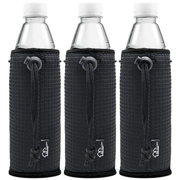 WK IEASON Water Bottle Cover Sleeves Insulators 16 17 18oz Non-slip Neoprene Beer Bottle Coolier Sleeves 3PC Pack (Water bottle sleevex3)