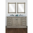 thumbnail image 1 of WK1860-CW TOP 60 in. Solid Recycled Fir Double Sink Vanity With Carrara White Marble Top-No Faucet, 1 of 1