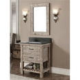 thumbnail image 1 of WK8230-WK SQ TOP 30 in. Solid Recycled Fir Single Sink Vanity With Rectangular Sink Limestone Top-No Faucet, 1 of 1