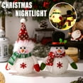 thumbnail image 1 of WKSCLPA Christmas Table Decorations, Glowing Snowman Doll Tabletop Decorations, LED Warm Lighting Cute Snowman Ornaments for Home Kitchen Xmas Holiday Party Decor, #A, 1 of 8