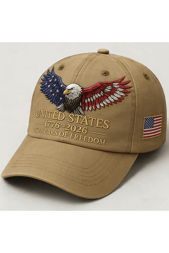 250th Anniversary of the Founding of the United States Commemorative Cap Embroidered Patriotic Theme Baseball Cap for Men Women Multiple Styles Available