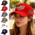 thumbnail image 1 of WKSCLPAI 250th Anniversary Hat USA 250 Years Freedoms Baseball Hat We The People Stars Stripes Flag Embroidered Baseball Cap for Commemorative 250 Years Independence(White), 1 of 8