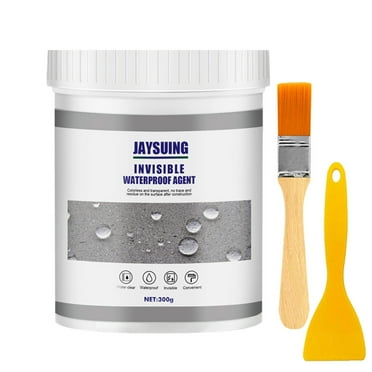 WKSCLPAI 300G Seal Spray Clear,Flex Clear,Waterproof Sealant Spray Kit,Durable Rubberized Coating for Home Repairs,Includes Brush and Scraper for Easy APPlication