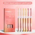 thumbnail image 1 of WKSCLPAI 6 Pcs Black Ink Gel Pen with Direct Liquid Filling, Quick-dry Ink Pens with Premium 0.5 mm Fine Point Pens, Smooth Writing with Even Ink Flow(Desert Flower), 1 of 6