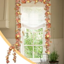 WKSCLPAI Artificial Simulation Rose Flower Wet Feeling Rattan for Home Outdoor Windows Railing Wedding Yard Decor