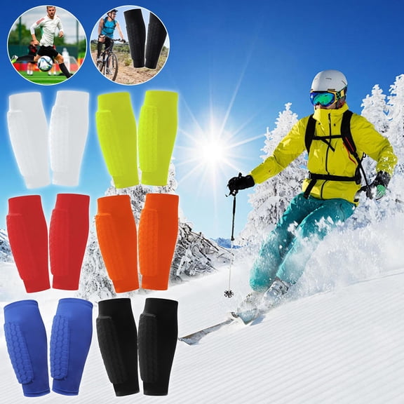 WKSCLPAI Calf Compression Sleeves for Men Women Winter Thermal Leg Warmers Anti-Slip Leg Sleeves for Sports 5-Size for Adults & Teens Ski/Soccer/Running/Cycling, White,M