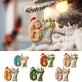thumbnail image 1 of WKSCLPAI Christmas 67 Ornament Funny 67 Meme Ornaments 2D Acrylic Xmas Tree Hanging Decorations - Cute Gingerbread Festive Decor Gift for Woman with Refined & Humor, 1 of 8