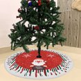 thumbnail image 1 of WKSCLPAI Christmas Tree Skirt,Halloween Tree Skirt,Fall Tree Skirt,Red Christmas Tree Skirt,30.7 Inches Linen Printed Decoration for Home Holiday Ornaments, 1 of 1