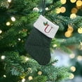 thumbnail image 1 of WKSCLPAI Christmas stockings,festive holiday decorations,Santa stockings,Festive Large Letter Christmas Stockings ,Cute Striped Design, Spacious for Gifts, 1 of 4