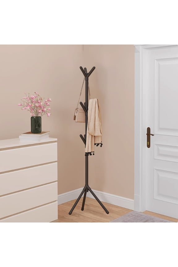 Coat Rack,Freestanding Tree Coat Racks with 9 Hooks for Bedroom,Living Room,Ideal for Bags,Coats,Hats