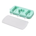 thumbnail image 1 of WKSCLPAI Cute Creative Ice Pop Molds,Food-Grade Homemade Popsicle Molds,BPA-Free DIY Ice Pop Cream Molds,Non-Stick Flat Design,Reusable,6-Cavity 3-Different Shape Molds,Green, 1 of 3