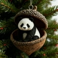 thumbnail image 1 of WKSCLPAI Forest Animal Acorn Ornaments, Christmas Ornaments Cozy Forest Animal Pinecone Design, Cute Woodland Creature Figurine for Xmas Tree Decorations, Animal Lovers Gift, Home Decor, 1 of 6