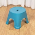 thumbnail image 1 of WKSCLPAI Household Plastic Stool for Toilet Step Stool with Nonslip Base Stackable Small Foot Stool Lightweight Mini Bar Stool for Bathroom Livingroom Patio Outdoor Camping Blue, 1 of 5