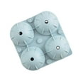 thumbnail image 1 of WKSCLPAI Ice Ball Mold Clearance Large Ball Shaped Round Ice Cube Tray 4 Cavities Big Sphere Ice Molds for Vacation Party Whiskey Cocktails Pudding Chocolate Gray, 1 of 1