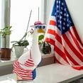 thumbnail image 1 of WKSCLPAI Independence Day Porch Goose Outfit for Cement or Plastic Goose, US 250th Anniversary Lawn Goose Costume for 23 Inch Yard Goose Statue, Garden Yard Outdoor Decor, 1 of 4