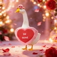 thumbnail image 1 of WKSCLPAI Porch Goose Outfits, Valentine's Day Lawn Goose Costume 2026 New Heart-shape Goose Costume Suitable 23" Goose Statue Be Mine Outdoor Decorations(Pink), 1 of 7