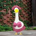 thumbnail image 1 of WKSCLPAI Porch Goose Summer Outfit for Cement or Plastic Goose, Fashion Hawaiian Lawn Goose Costume for 23 Inch Yard Goose Statue, Garden Yard Outdoor Decor (Hot Pink), 1 of 7
