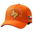 thumbnail image 1 of WKSCLPAI Republic of Texas Hat, 1836-1845 Lone Star State Printed Baseball Cap, Adjustable Orange Patriotic Hat for Texans & Pride Events, 1 of 3