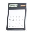 thumbnail image 1 of WKSCLPAI Solar Scientific Calculator, Portable Desktop Calculator with Large LCD, Slim Transparent Body, Waterproof and Drop-proof PS Material Calculators for Office, School, Daily Use, Black, 1 of 1