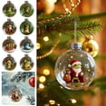 thumbnail image 1 of WKSCLPAI Spherical 3D Frog Christmas Hanging Ornament, Round Cute Decorative Pendant, Festive Indoor Home Xmas Tree Holiday Party Supplies, Style H, 1 of 7