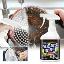 WKSCLPAI Stainless Steel Cleaner for Kitchenware Grill Kitchen Grease and Stains Powerful Stain Remover Deep Cleansing Bright New Shine Strong Spray 14.37 FL OZ