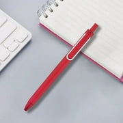 WKSCLPAI Stylish Simplicity Retractable Gel-Ink Rolling Ball Pens,0.5mm Fast Drying Bold Point Ink Pens for Journaling Office Exam Student Pen Business Signature,Red